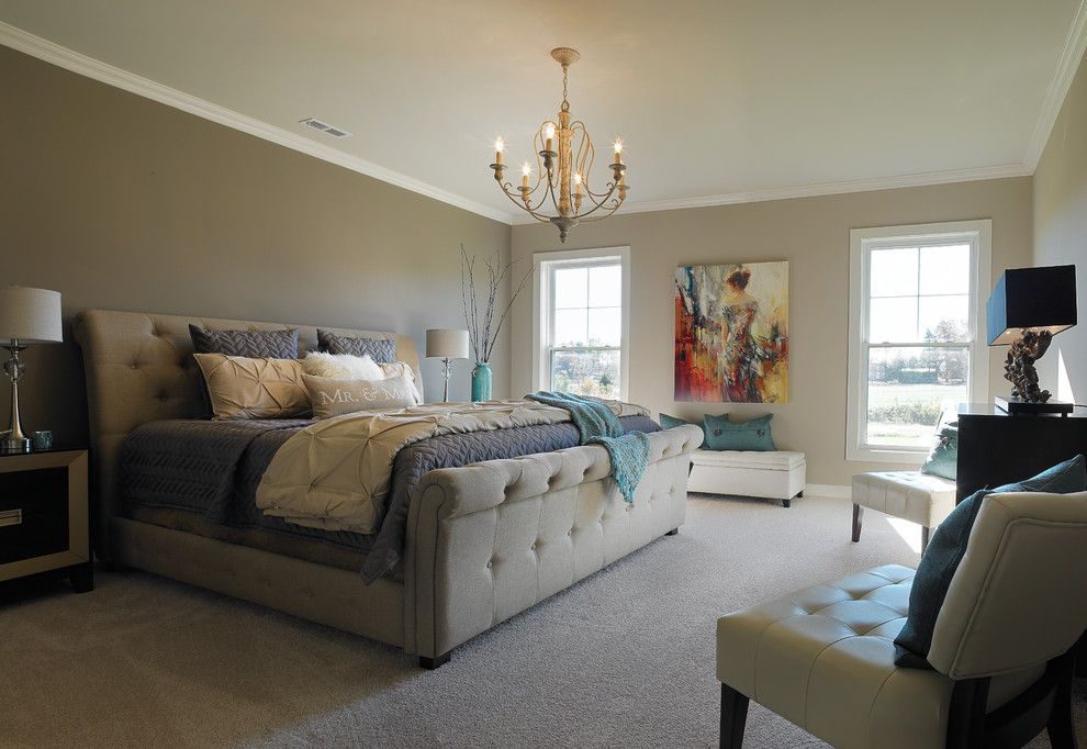 Windham Auto Sales for a Transitional Bedroom with a Hayman Bay and Windham Hill, Little Rock Craftsman Model Home by Jagoe Homes Inc