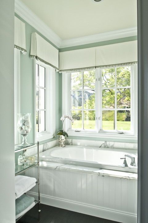 Window Depot Tucson for a Traditional Bathroom with a Aqua Bathroom and Master Bathroom by Alexandra Rae Design