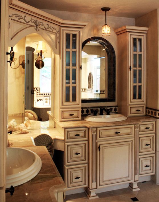 Wine and Design Richmond Va for a Traditional Bathroom with a Decorative Paint and Bathroom Design   Midlothian, Va by Kitchensetc