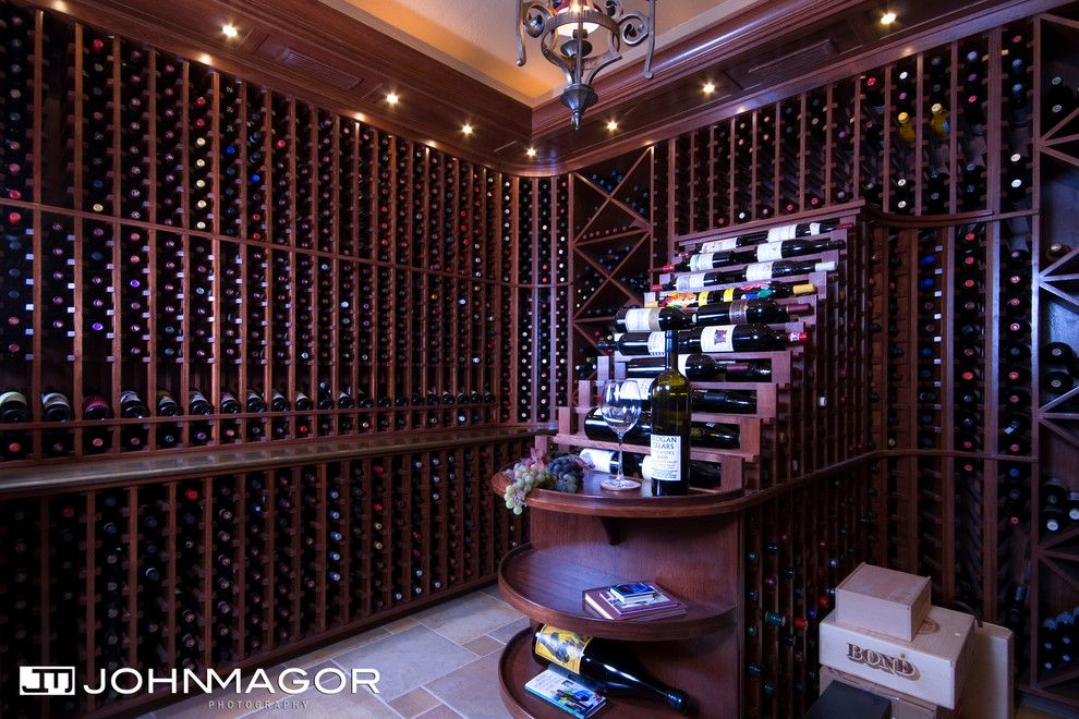 Wine and Design Richmond Va for a Traditional Wine Cellar with a Lighting and Wine, Wine, Wine! by John Magor Photography