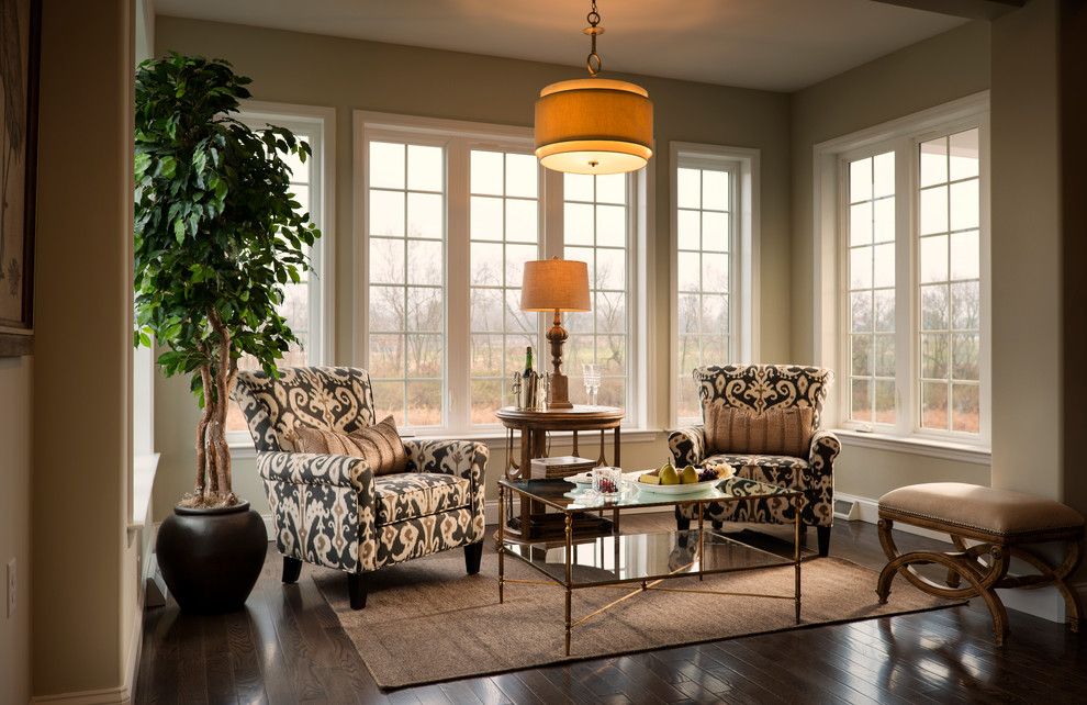 Wolf Furniture Lancaster Pa for a Traditional Living Room with a Wall of Windows and Grandview Model Home, Lancaster Pa, Charter Homes & Neighborhoods by Charter Homes & Neighborhoods