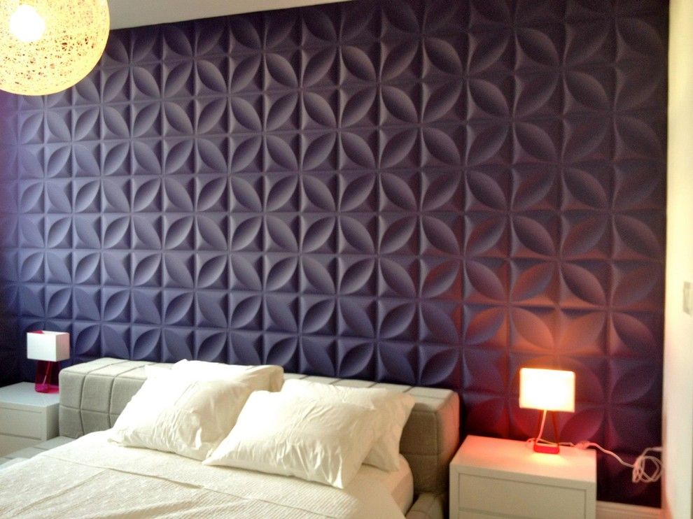 Wolf Gordon Wallcovering for a  Bedroom with a Clarke Clarke and the Peninsula I, Aventura by the Wallpaper Company