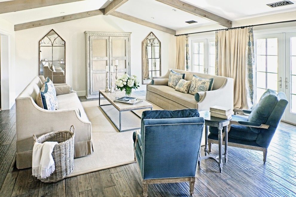 Wolseley Industrial Group for a Shabby Chic Style Living Room with a Neutral Colors and Living Room by the Refined Group