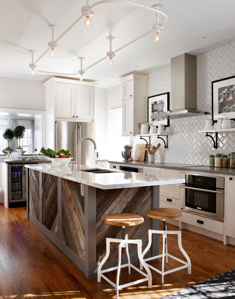 Wood Lathe Projects for a Traditional Kitchen with a Kitchen Island and Sarah Richardson Design by Stacey Brandford Photography