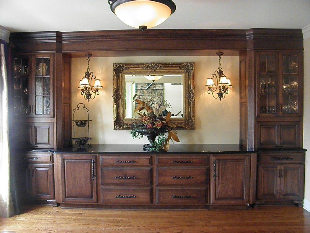 Woodcraft Furniture for a  Spaces with a Buffet Cabinet Furniture and Buffet by Seifert Woodcrafts, Inc.