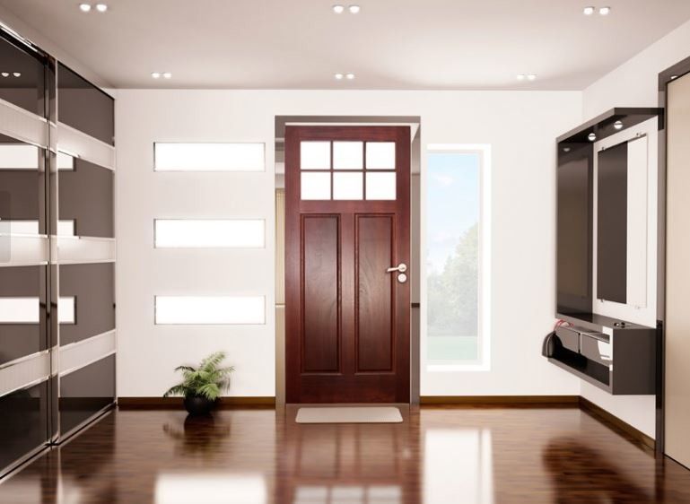 Woodgrain Doors for a Traditional Entry with a Exterior Door and Curb Appeal with a New Front Door by Southern Supply