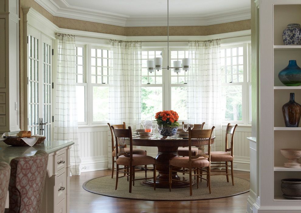 Woodlake Country Club for a Traditional Dining Room with a Crown Molding and New Canaan Private Residence by Country Club Homes