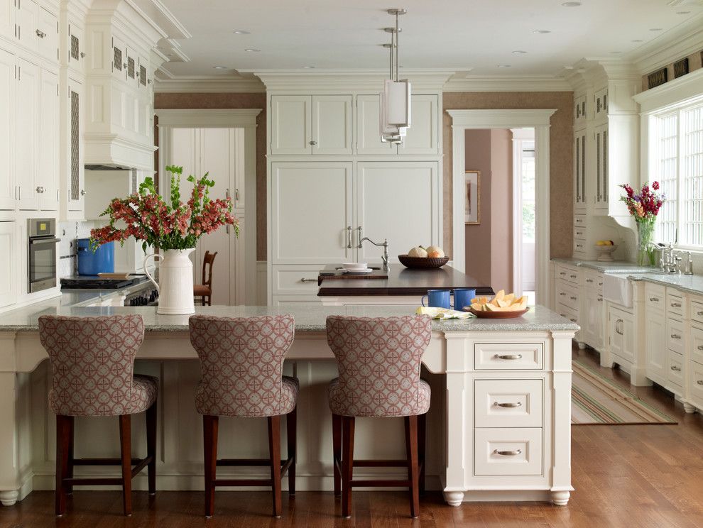 Woodlake Country Club for a Traditional Kitchen with a Eat in Kitchen and New Canaan Private Residence by Country Club Homes