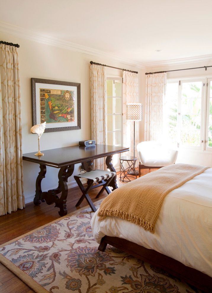 Woodland Hills Lexus for a Transitional Bedroom with a Drapes and Hollywood Hills Home by Laura U, Inc.