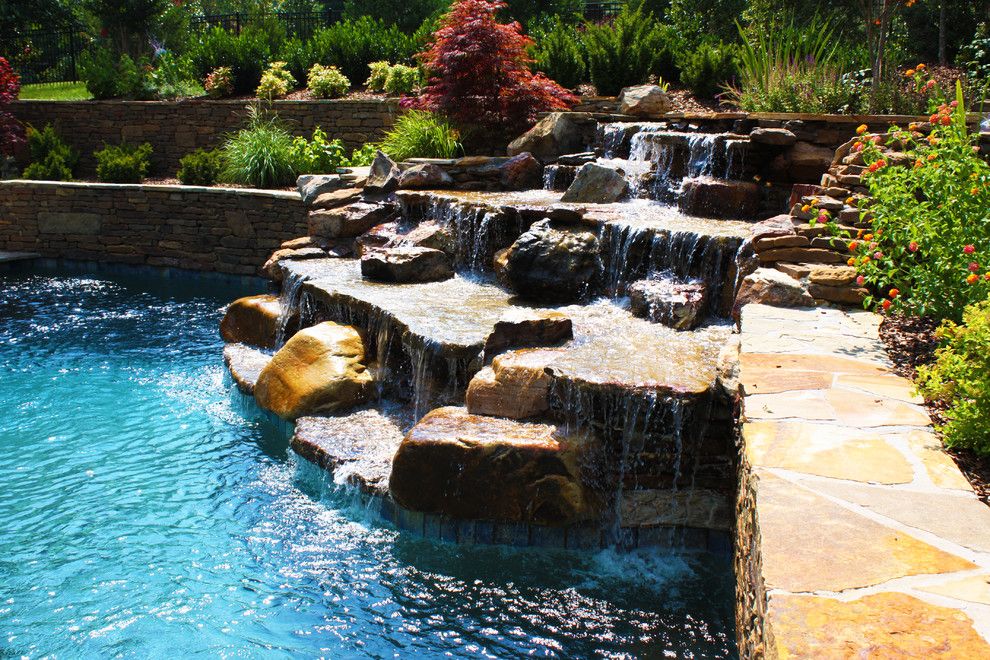 Woodlands Nashville for a Traditional Pool with a Landscape Architect and Jackson Residence Woodland Pool Design by J. Brownlee Design