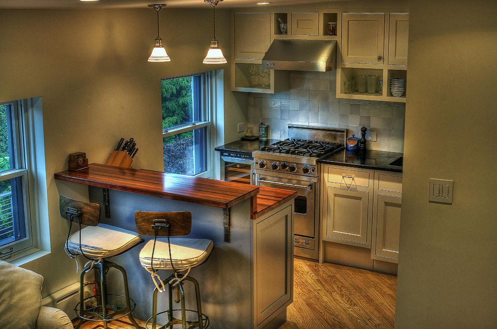 Woodwork Brooklyn for a Transitional Kitchen with a Flat Panel Doors and Brooklyn Apartment Project by Ccs Woodworks Inc.