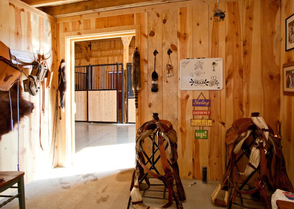 Woody Creek Colorado for a Farmhouse Entry with a Rustic Siding and Horse Barn in Colorado by Sand Creek Post & Beam