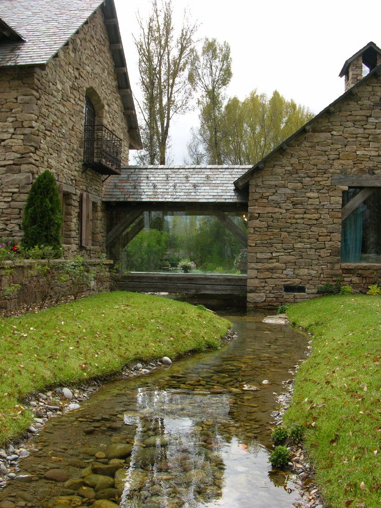 Woody Creek Colorado for a Traditional Landscape with a Shingles and Spring Fed by Osm Wyoming, Inc.