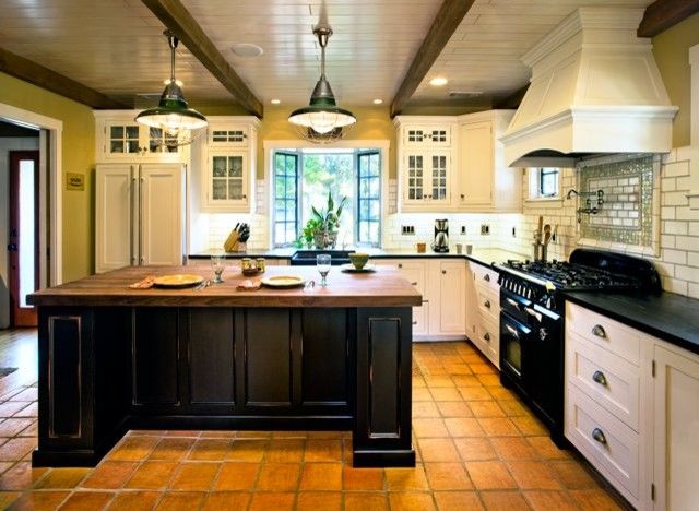 Www.coasterfurniture.com for a Beach Style Kitchen with a Kitchen Cabinets and Hahka Happy Cottage Kitchen by Dura Supreme Cabinetry