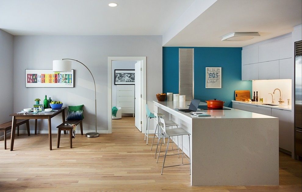 Www.coasterfurniture.com for a Contemporary Kitchen with a Urban Style and Causeway Condominium by Zeroenergy Design