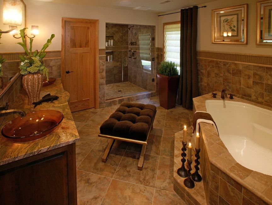 Www.esmas.com for a Traditional Bathroom with a Traditional and Restrooms by Kamarron Design, Inc.