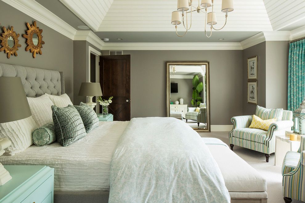 Www.palmbeachpost.com for a Transitional Bedroom with a Table Lamp and Minnesota Residence by Martha O'hara Interiors