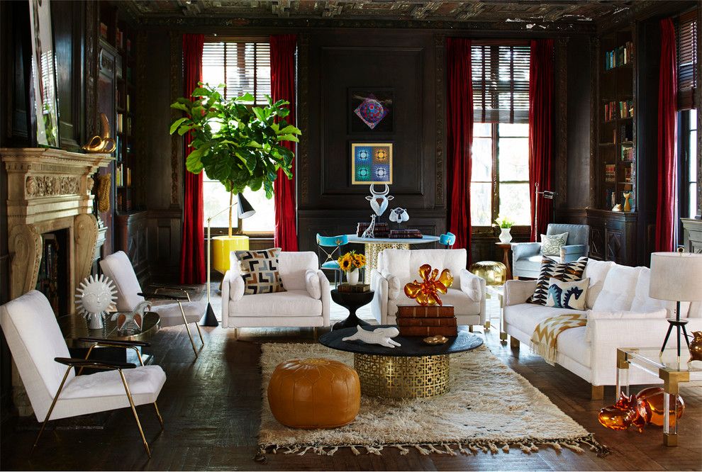 Www.raymourflanigan.com for a Transitional Living Room with a Transitional and Living Room by Jonathan Adler