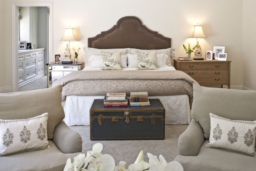 Www.starfurniture.com for a Traditional Bedroom with a Bed Pillows and Master Bedroom by Dayna Katlin Interiors