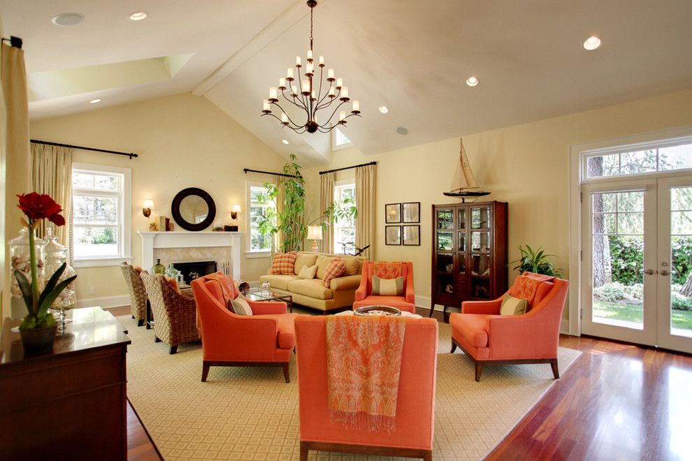 Www.starfurniture.com for a Traditional Living Room with a Traditional and Charmean Neithart Interiors, Llc. by Charmean Neithart Interiors