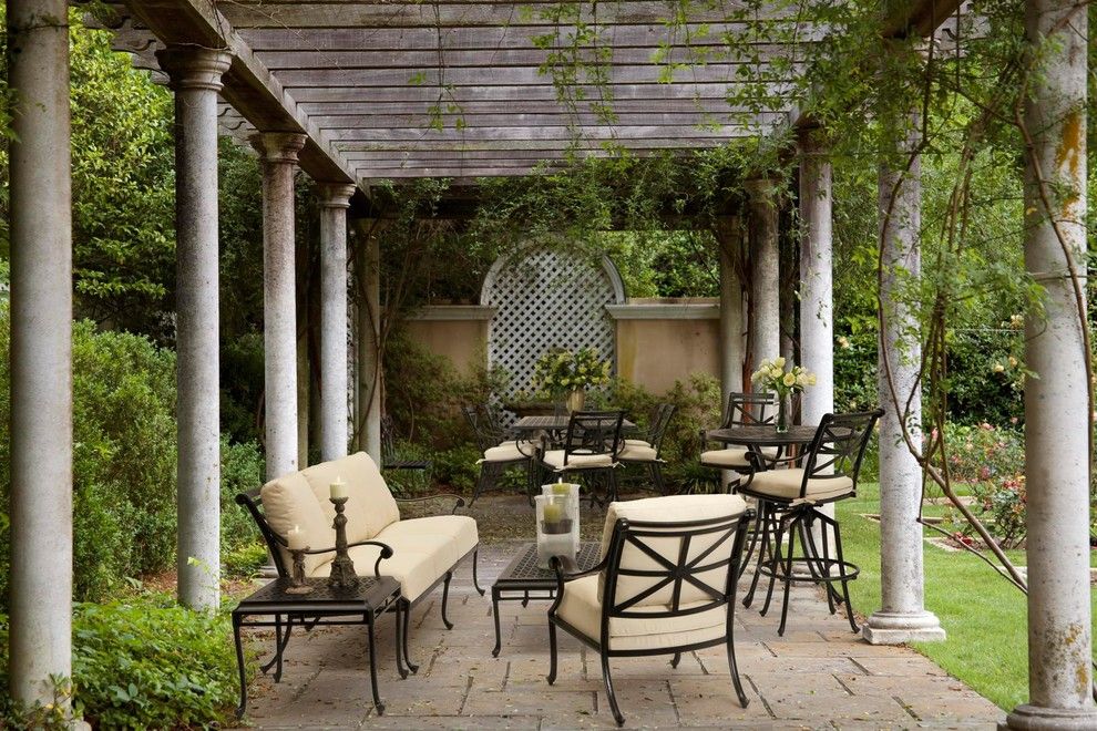 Www.starfurniture.com for a Traditional Patio with a Pavers and Outdoor Spaces by Home Escapes