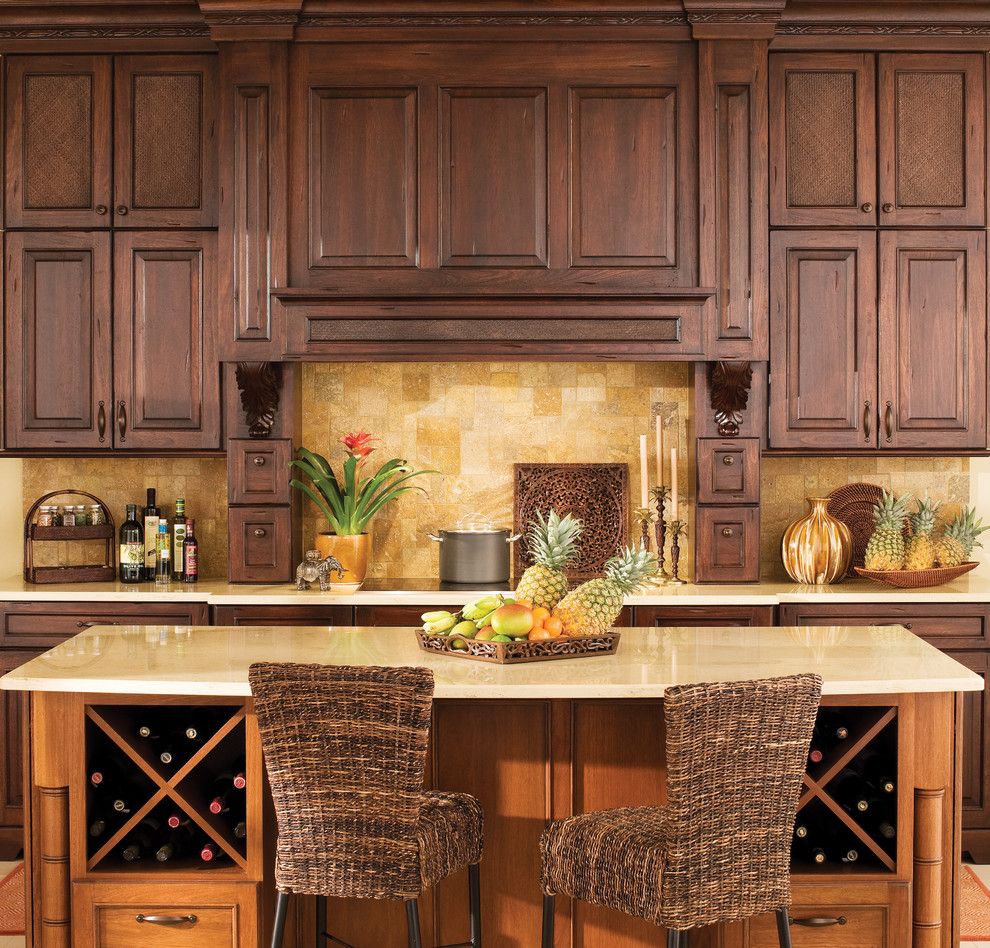 Www.starfurniture.com for a Tropical Kitchen with a West Indies and West Indies Beauty by Dura Supreme Cabinetry
