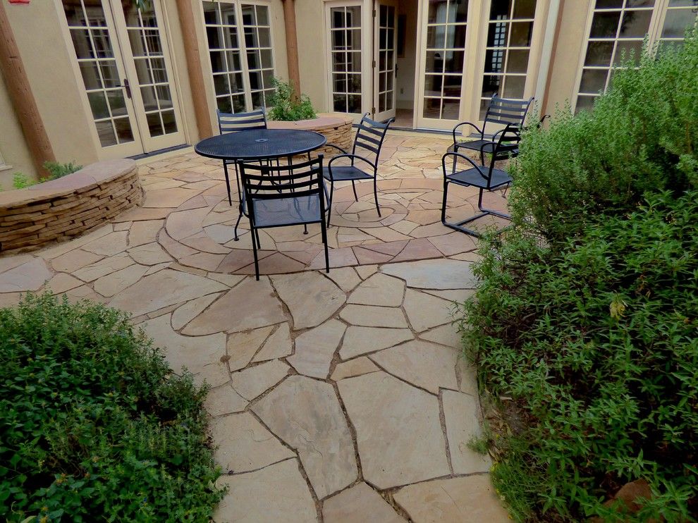 Xeric for a Southwestern Spaces with a Flagstone Patio and Xeric Courtyard by Waterwise Landscapes Incorporated