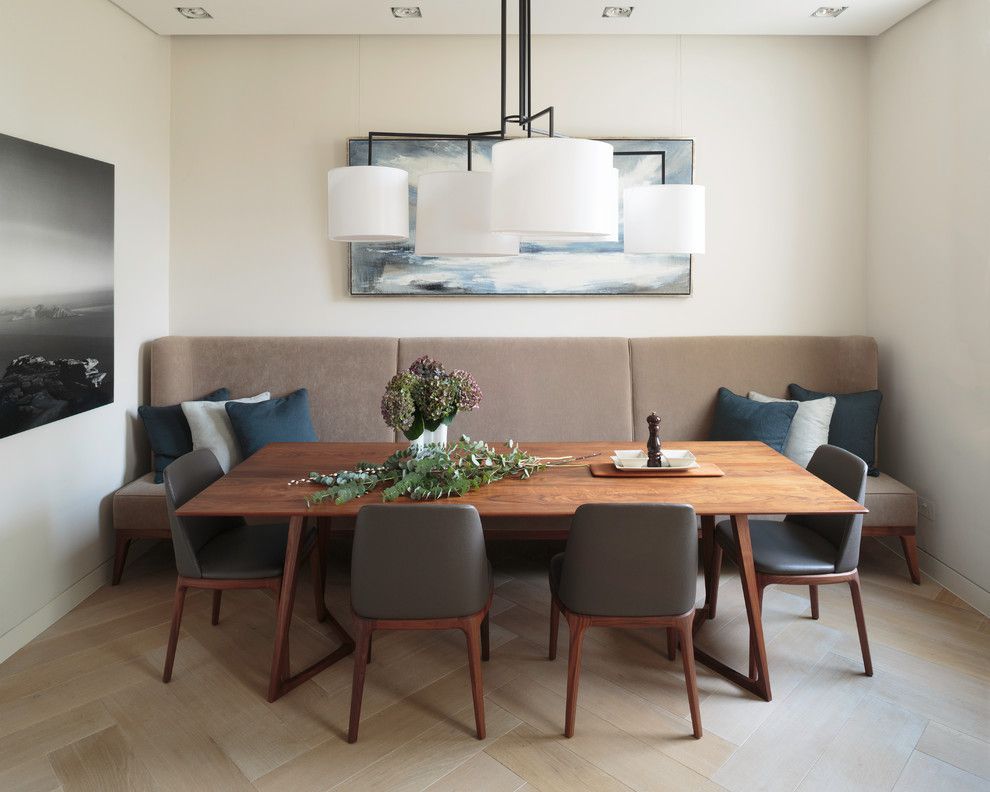 Zillow La Jolla for a Contemporary Dining Room with a Recessed Lighting and Maida Vale Residence by Staffan Tollgard Design Group