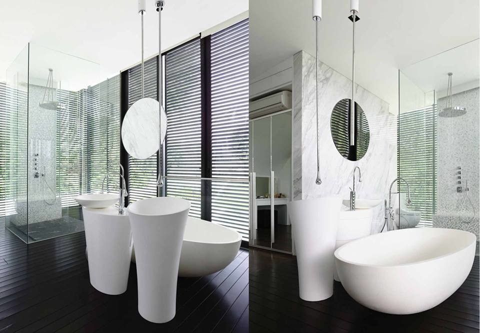 Zucchetti for a Contemporary Bathroom with a Bungalow and Andrew Road 3 Storey Bungalow by Gessi Singapore