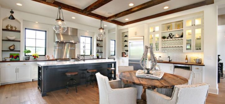 Kitchen and Dining Room Tables for a Farmhouse Dining Room Dining Photos with a Home Stagers and Kitchen & Dining by Meiste Homes